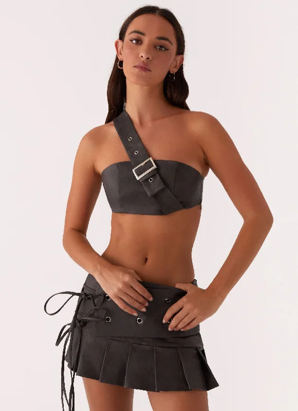 Price Smash Wild Instincts Bandeau Top - Fawn