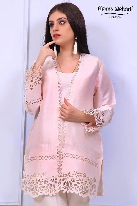 Act Fast Pink Laser Cut Jacket