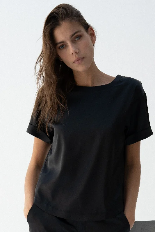 Weekend Specials to Celebrate Black T-Shirt (Satin)