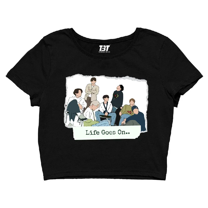 Daily Special BTS Crop Top - Life Goes On
