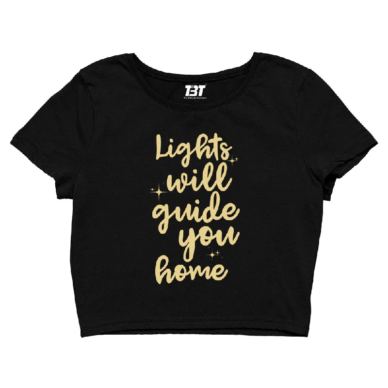 Crazy Savings Crop Top - Lights Will Guide You Home